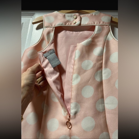 Amazing! Tahari Girl Polka Dot Dress 6T - Picture 4 of 5